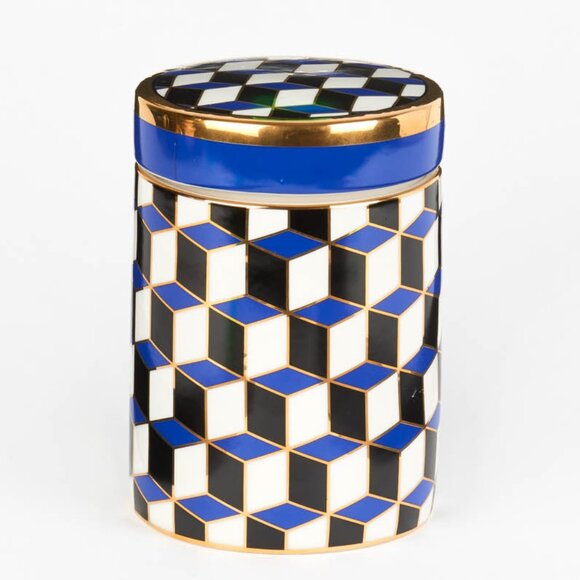 Jonathan Adler Other - Jonathan Adler Blue Versailles Carnaby Canister